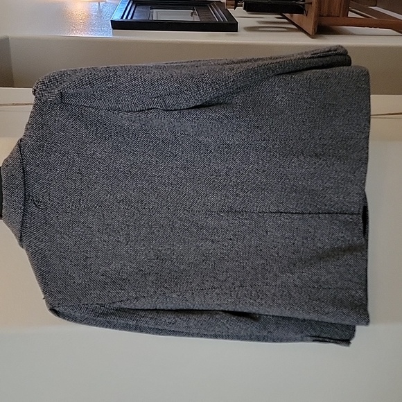 a. new day Tweed Wool Blend Jacket Black White Gray size 16 NWT - Picture 3 of 16